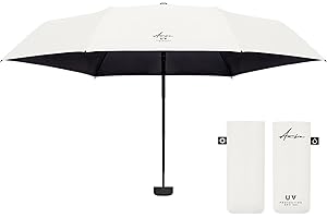 AMBRA UV PROTECTION Ambra UV: Regenschirm mit UV-Schutz. Windfester Mini-Taschenschirm für Regen und Sonne. 220 g 18 x 5 cm.