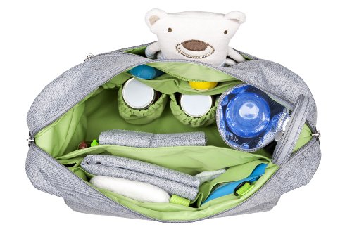 Lässig Green Label Small Messenger Bag Update Wickeltasche/Babytasche inkl. Wickelzubehör denim blue - 2