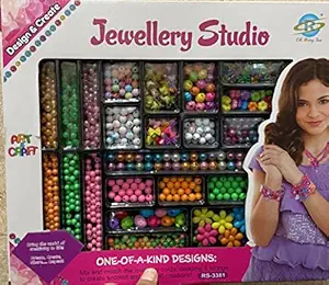Toyshine Pop Beads Toys for Girls - DIY Toddler Jewelry Bracelet Necklace Making Toy Set Activities Art and Craft Game Set Kit Age 3,4,5,6,7,8,9,10 Year Old and Above Girl- Large