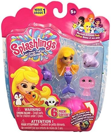 Splashlings Wave 1 Toy Figure (6 Pack) Style 17 by Splashlings