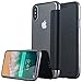 Produktbild Snewill iPhone X Hülle,iPhone X Case,iPhone 10 Hülle Slim PU Leather Folio Flip Handyhülle with Card Slot & Clear Soft TPU Case Cover Schutzhülle für Apple iPhone X/10 - Black