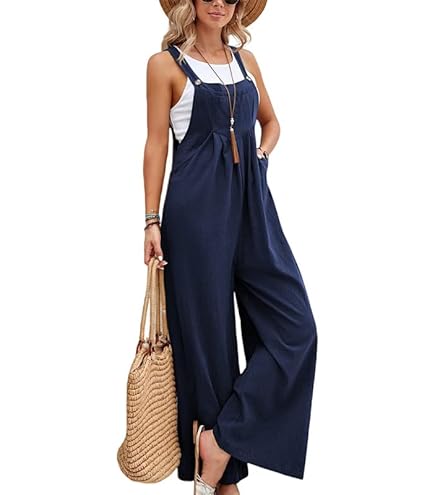 Damen Jeans Jumpsuit Kurz - Sommer Latzhose Aus Denim Mit Löchern