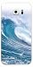 Produktbild MPPK-Hamburg ® Samsung Galaxy ® S6 - 5,1 Zoll Premium Schutz Hülle - Nicht transparente Hard Case Hülle in wunderschönem Design – Flexible stoßabweisende Ränder / Bumper – Sehr stabile und robuste Rückseite – Schutz vor Stößen Kratzern und Schmutz - Pacific Surfing Wave