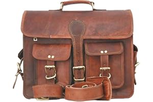 ALASKA EXPORTS skórzana torba listonoszka, torba na laptopa, aktówka, torba na ramię, ręcznie robiona torba na laptopa