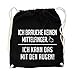 Produktbild Ich brauche keinen Mittelfinger Gym Bag Black
