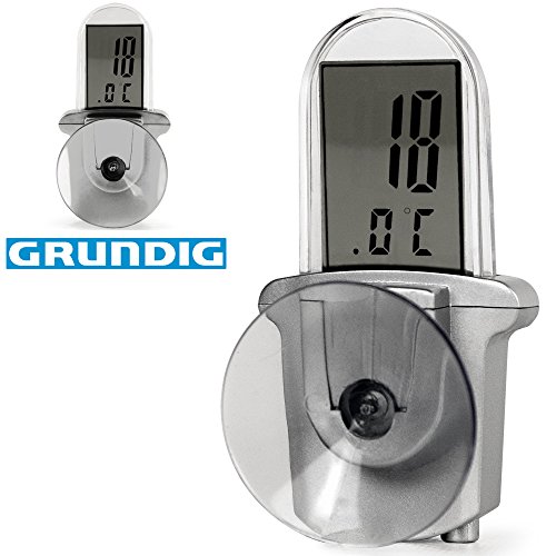 4x Grundig Außenthermometer Digital Thermometer wasserdicht -20/+50°C Messgerät - 3