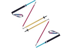 AONIJIE Folding Ultralight 7075 Aluminum AlloyTrekking Poles Quick Lock Trekking Hiking Pole Walking Stick