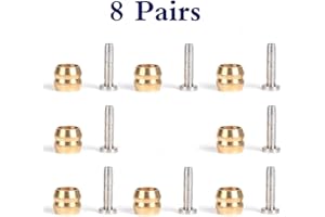 ICREOPRO Bicycle Hose Olive and Connecting Insert for Shimano SM-BH90/BH59 Hydraulic Disc Brake Hose,8 Set Hose Olive Insert