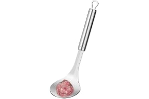 Meatball Maker Tool, Meatball Scoop,Rostfritt stål köttbollskopa bolltillverkare med hål - Non Stick Mold, sgadgets, långt ha