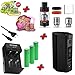 Produktbild ORIGINAL Wismec Reuleaux RX 2 3 Black RX 2/3 XXL Set E Zigarette bis 200 Watt inkl. TFV 8 CLOUD BEAST Full Kit Cloudchaser Set Efest Pro C2 Ladegerät mit 3x Sony VTC 5 u. American Stars Liquid