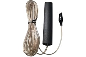 QOXEZY Radio FM Stereo Antenna Signal High Gain Booster, Compatible with All Radios With Telescopic Antenna, Home Indoor Theater Audio Vedio Receiver