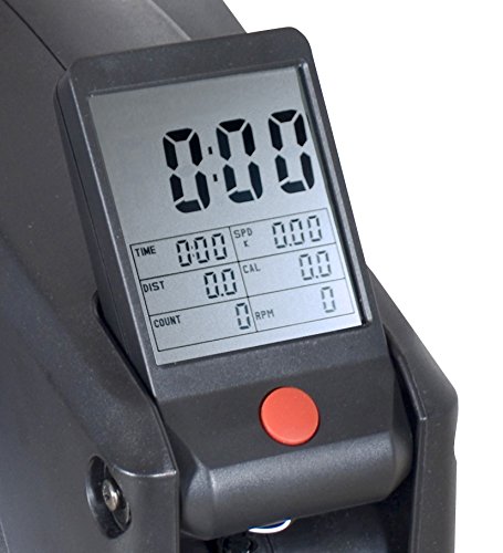 AsVIVA RA13 Rudergerät Turbine Rower mit Luftwiderstand durch Turbinentechnik, manueller Widerstand und inkl. Multifunktionscomputer mit Pulsmessung - 4