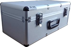 ‎KREHER Kreher Transportkoffer mit hochwertigem Aluminiumrahmen, stoßfestem ABS Korpus und hochwertigen Metallverschlüssen, abschließbar. (klein)