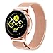 Produktbild MMLC Samsung Galaxy Watch Active Armband Milanese-Schnellverschlussband mit Schnellverschluss Band (Rose Gold)