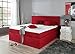 Produktbild Maximus Boxspringbett 200x200 7-Zonen Taschenfederkern Lieferbar in Härtegrad H2 H3 H4 Mit Komfort Topper Kostenlose Anlieferung und Aufbau Boxspringbetten Hotelbett Doppelbett Polsterbett