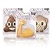 Produktbild Emoji Fresh 3 Packungen (6 Lufterfrischer) X Offizielles Car Jar Auto KFZ-Lufterfrischer Zum Aufhängen, Affe, Poop, Bizeps, Gym Pack