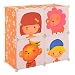 Produktbild [neu.haus] Kinder Regalsystem DIY mit 4 Fächern Motiv [74x74cm] Kunststoff Steckregal