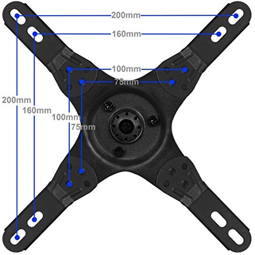 Cheetah Mounts ALAMEB TV Wandhalterung für 30- 81 cm (12- 32 Zoll) LCD LED Bildschirme und Monitore Halterung 38 cm Ausziehbar (15 Zoll); VESA mm 75 X 75; 100 X 100; 160 X 160; 200 X 200 und max. 13,6 kg. Neigbar Schwenkbar mit Drehung. Wand Halterung beinhaltet 3 m Hochgeschwindigkeits HDMI Kabel mit Ethernet und Strapazierfähigem Gewebemantel und 15 cm Magnetische 3 Achsen Wasserwaage mit 3 Libellen. - 7