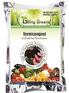 Going Greens Vermicompost - 100% Organic Fertilizer & Manure 400 Gms