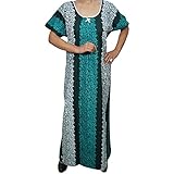 Indiatrendzs Womens Nightgown Fashion Cotton Sleepwear Maxi Nighty ( Chest- 48")