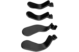 Game Controller Paddle 4 teiliges Set, Edelstahl Paddles Ersatzteile Thumbsticks Kit Ersatzmetall Gamepad Swap Joysticks Einschließlich Trigger für One Elite Serie 2 Modell 1797