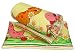 4 Pcs Cot Bed Set 135X100 cm Duvet, & Pillow Covers - Pattern 21
