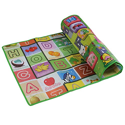 KING DO WAY Kid Toddler ALphabet Game Baby Crawl Play Mat Picnic Floor Rug Carpet 180cmX80cmX0.5cm