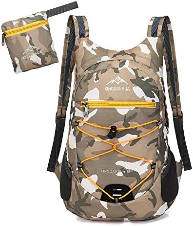 Hiking Backpack Lightweight Foldable Travel Bag Daypack (Camouflage 1#)