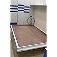 RIBBONIC Wall Bed Fittings Hardware Horizontal With Folding Leg (100 kg + 100kg Hydraulic Load Capacity) Not Including Wooden Parts (6X4 Double Bed), 50 Cm, 15 Cm, 18 Cm