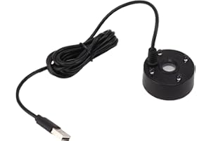 Mini Brumisateur Générateur de Brouillard Technologie Ultrasonique Générateur de Brouillard pour Décoration d'aquarium Aquarium/roche/étang/décoration/hydroponie USB Lumière LED