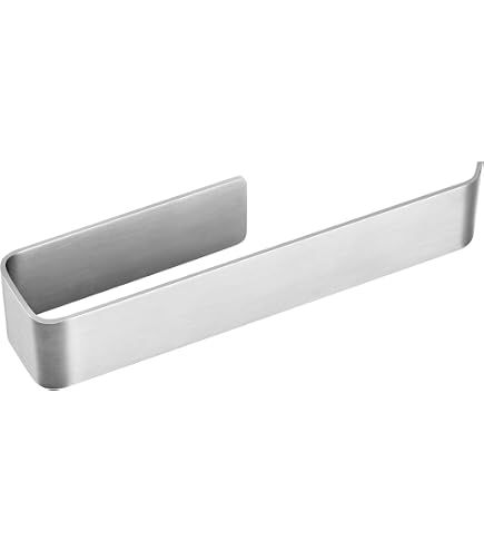 Porte-serviettes à Coller Sans Perçage - Aluminium, Bande TESA Extra Forte, 22cm, Pour Toutes Surfaces Lisses