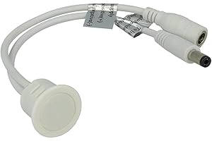 LEDLUX Interruptor LED, regulador de intensidad de la luz, táctil, encastrable, color blanco