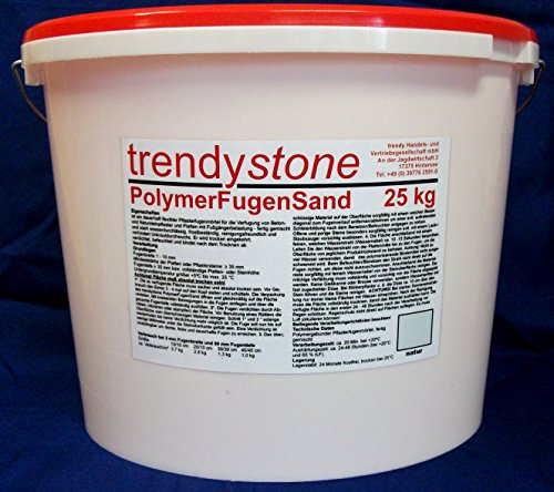trendystone Polymerfugensand 25 kg basalt-anthrazit – Pflasterfugenmörtel für schmale Fugen ab 1 mm Fugenbreite - 3
