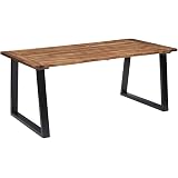 vidaXL Tavolo da Pranzo Stile Industriale Robusto Resistente