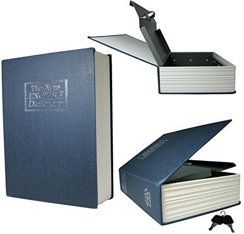Dictionary Hollow Book Safe Diversion Secret Stash Booksafe Lock & Key Medium by kwanchan
