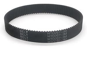 Geeyu 70T HTD-3M Cinghia di distribuzione, Larghezza 6/9mm, Lunghezza 210mm, Cintura sincrona 210-3m, Passo 3mm Parti di Ricambio (Color : Length 210mm(70T), Size : Width 8mm)