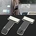Produktbild vientiane Auto Ticket Clip, 2 Stück Windschutzscheibe Selbstklebend Transparent Parkschein Halter, Fahrzeug Ticket Clip Behindertenausweis für Parkausweis, Parkkarten, Parkgenehmigung