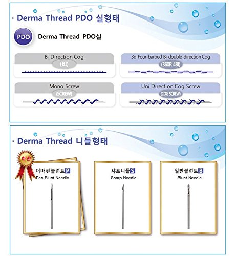 Derma Thread PDO Thread / Ultra V-Lift / Face Lift 24pcs per pack - Cog 360R (Pen Blunt Needle/19G-100mm) - Image 3