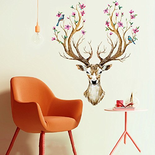 Preisvergleich Produktbild Magic wall Hintergrundwandaufkleber, Schlafzimmerbettsdekorationsraum Wasserdichte Wandaufkleber können entfernt Werden -G-81x97cm(32x38inch)