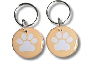 AVYLI Kompatibel mit Sureflap Surefeed Microchip RFID Halsband-Ersatzanhänger, 2 Stück, wasserdicht, für Haustiere ohne Mikrochip (Orange)