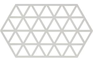 ZONE DENMARK Triangles Oblong Trivet Colour: Zone Warm Grey