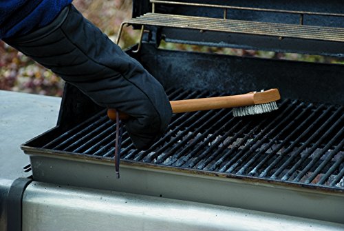 Weber 6464 Grillbürste mit Bambusholzgriff , 46 cm - 3