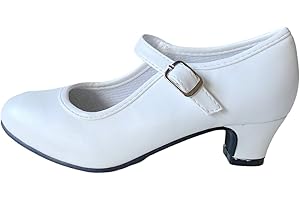 La Senorita Chaussures Flamenco Espagnol - Blanc