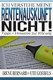 Image de Ich verstehe meine Rentenauskunft nicht!: Fragen und Antworten zu Ihrer Rentenauskunft und wie Sie s