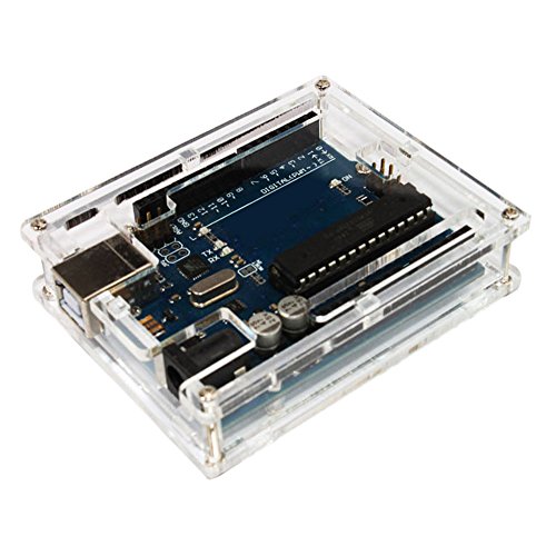 KKmoon Arduino UNO R3 DIY Modulsubstrat Demoboard praktischen transparenten Acryl-Schutzhülle für den shell [Parallelimportware]