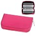 Produktbild SODIAL(R)Tragbar 22 Schlitze SD SDHC MMC CF Micro-SD Speicherkartenhalter Tasche Kasten Reissverschluss Aufbewahrungsbeutel Beschuetzer (Rose Red)