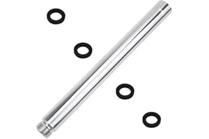 DXLing Duschkopf Verlängerungsarm 22.5cm Edelstahl Dusch Verlängerungsrohr G1/2 Gewinde Verchromung Duschverlängerungsrohr für Duschkopf Handbrause Extender für Badzimmer Badzubehör