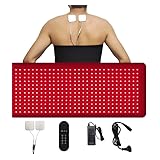 Dehabi -electronic Pulse Massager Remote Control Red & Near Infrared Light Therapy Belt Wrap Portable For Shoulder Back Waist Legs Neck Pain Relieves (1.05kg)