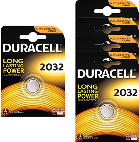 5 x Duracell 2032 3V Lithium Batteries CR2032 DL2032
