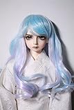 little pullip wig size Größe des kopfes 1/3 8-9 inch (22-24cm)für BJD Puppen , Passen die meisten BJD dollfie oder anderen puppen mit ähnlicher größe des kopfes